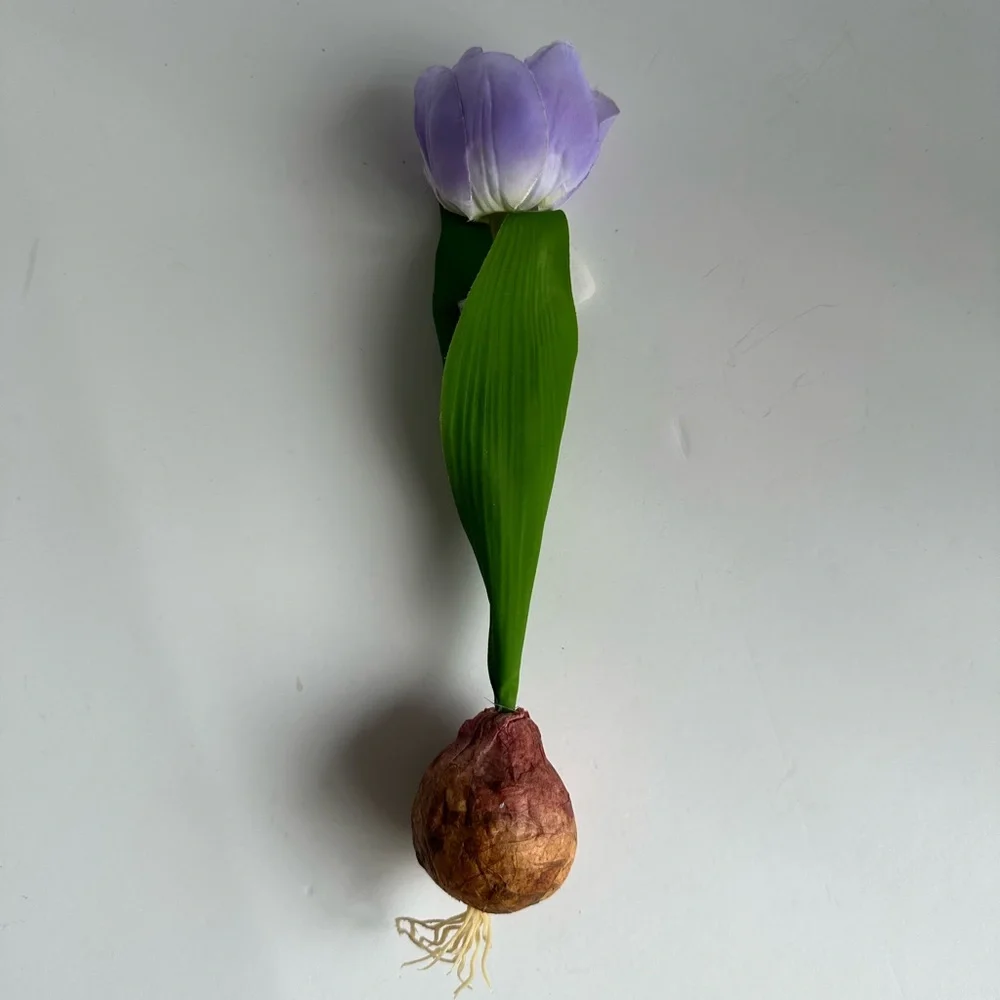 Artificial Purple Tulip with Bulb
